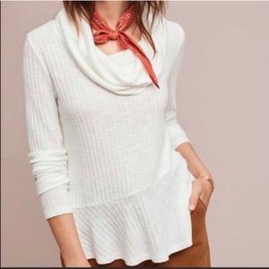 Anthropologie Maeve Winterscape Cowl Neck